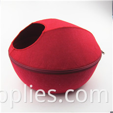 Washable felt Cat Bed wool Cave wool cat bed kitten gift bed